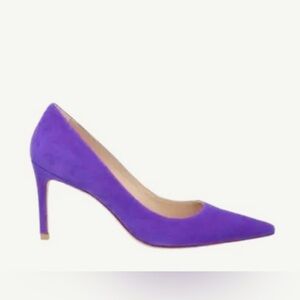 Stuart Weitzman Leigh 70 Suede Pumps